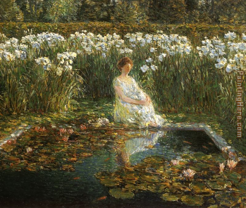 childe hassam Lilies